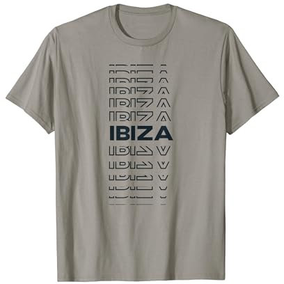 Isla Minimalista - España Modern Ibiza Camiseta