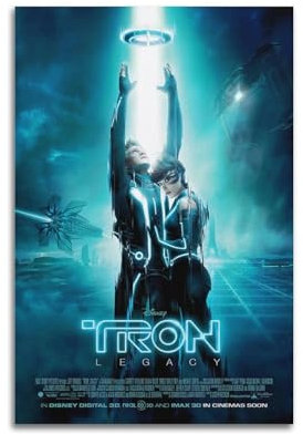 TWFSRXVWTS TRON LEGACY Filmposter, dekoratives Gemälde, Leinwand, Wandposter und Kunstdruck, moderne Familienschlafzimmer-Dekoration, Poster, 20 x 30 cm