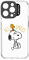 case&me Schutzhülle für iPhone 14 Pro Max Peanuts, iPhone Snoopy Schutzhülle, Kameraschutz, geschützte Tasten, transparent