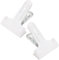 2 Pack 4-1/4 Heavy Duty Spring Clamps Clips, White Metal Rubber Hinge Clip File Clamps for Photography Background Stands, Home Improvement Projects (2.17 Opening)