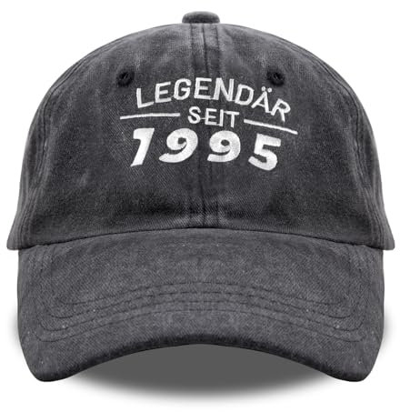Belillpipi Geschenke zum 30 Geburtstag Mann, Geschenke für Männer 30 Jahre, Geschenkideen zum 30 Geburtstag, 30 Cap, Legendär Seit 1995 Cap, Geburtstagsgeschenk für Männer 30, Geschenke für Männer