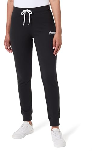 Champion Legacy Damen Graphic Rib Cuff Hose, Größe S, Schwarz, Schwarz, S