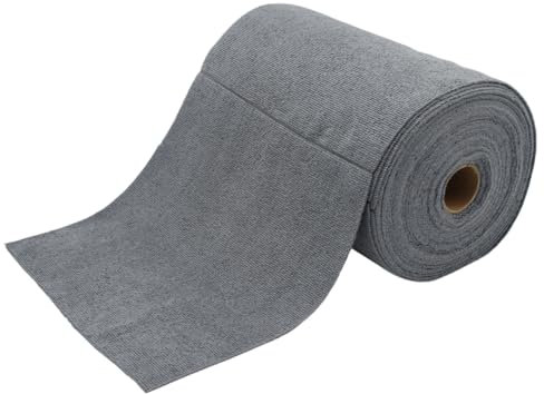 ROGGE Easy CLEAN Mikrofaser Rolle 75x Tücher, 30 x 30 cm, 200 Gr/m², versch. Farben. Super Hochfloor Tücher (grau)