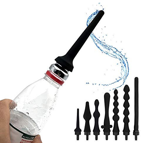 Thlsexy Ergonomische Analdusche für Analverkehr Hochwertige Po Dusche aus Silikon für Frau & Mann Klistier zur Darmspülung Einlaufgerät Darmreinigung Silikon Arsch Einlauf für Paar（150MM）