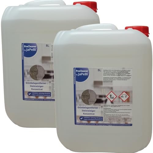 2x 5L Grünbelagentferner Steinreiniger Algenentferner Konzentrat