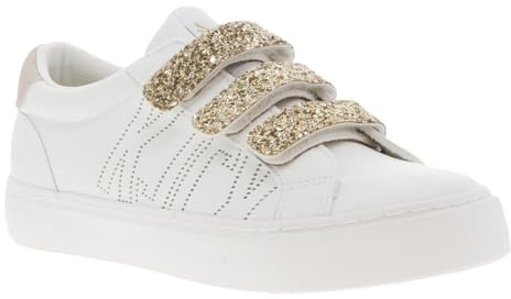 Kaporal Damen Tippyk Freizeitschuhe, Sneaker, Weiß/Gold, 40 EU