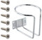 Dewocke Portabicchieri in Acciaio Inox, Portabevande Auto, Portabicchieri Universale Auto con Viti per Lattine di Bevande, Bottiglie, Birra, Supporto per Tazza per Barche, Camion, Camper, Rimorchi