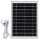 10W Weather Resistant Solar Charger Designed for Ring Video Doorbells 4, 3, and 3 Plus Compatibility (White)