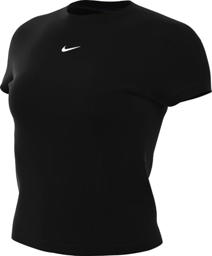 Nike Sportswear Geripptes Kurzarm-T-Shirt mit Enger Passform für Damen, HV4994