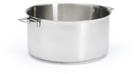 De Buyer - Casserole en inox MILADY TWISTY amovible - Diamètre 24 cm -, Argent