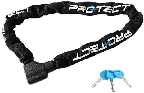 Pro-Tect Sapphire Art-4 Kettenschloss, Schwarz, 150 cm