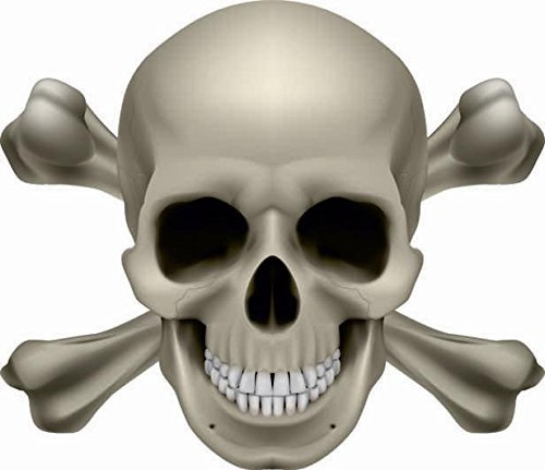 U24 Aufkleber Pirat Totenkopf Autoaufkleber Sticker