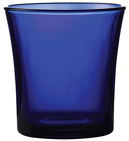 Duralex Saphir Cobalt Water Tumblers 7.4oz / 210ml - Set of 12 - Tempered Glassware