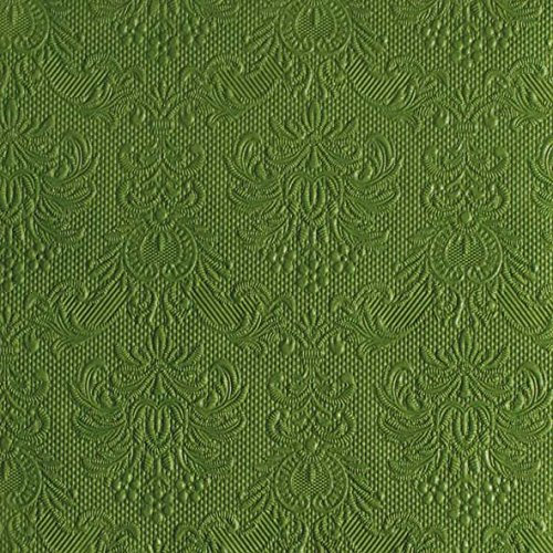 Ambiente Papierservietten - Servietten Lunch / Party 33x33cm Elegance Sommer Grün- Summer Green - Hochzeit - Taufe Geprägt / Embossed - Ideal Als Geschenk Und Tisch-Deko