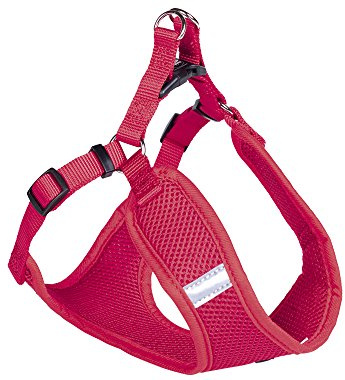 Nobby Geschirr Mesh Reflect, rot B: 10mm, L: 28-33cm + 32cm, 1 Stück