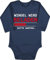 Body langarm Mädchen Junge - Sprüche - Windel wird beladen bitte warten I Nachwuchs Geschenk Baby Geschenk werdende Eltern - 12/18 Monate - Navy Blau - babybody neugeborene babygeschenke spruch