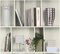 A.S. Création Papier peint intissé Authentic Walls 2 - Avec étagère en bois vintage - Style ethnique - 10,05 x 0,53 m - Gris vert et blanc - Fabriqué en Allemagne - 366631 36663-1
