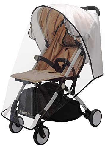 Bemece Housse de pluie universelle pour poussette, poussette, landau, protection contre les intempéries pour bébé