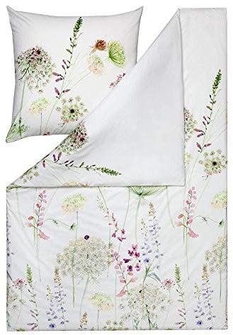 ESTELLA Kuschelflanell Bettwäsche Meadow grün