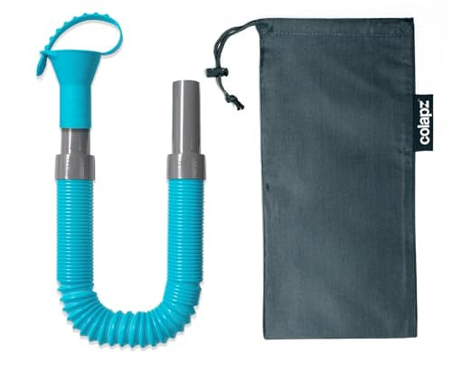 Accessoires pour Caravane - Tuyau de Remplissage Pliable Aquaroll d'eau Douce - 1m de Tuyau Extensible avec Sac pour remplir Votre réservoir d'eau Potable