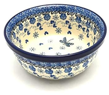Polish Pottery Bowl - Soup and Salad - Dragonfly
