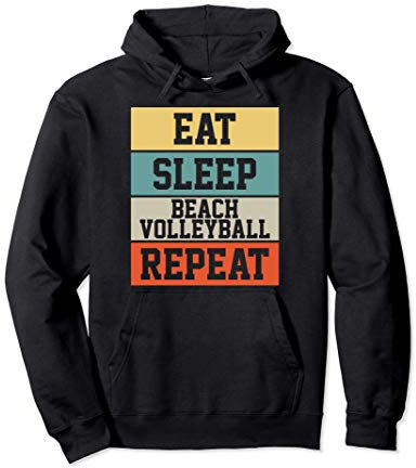 Beach Volleyball Pullover Hoodie