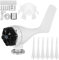 Generador de aire acondicionado, generador de turbinas de molino de viento, aerodinámico confiable(white, 12V)