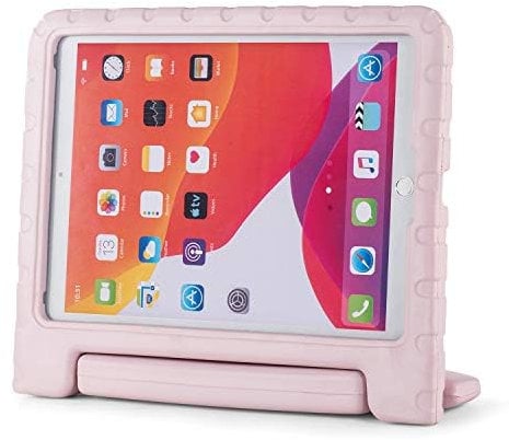 Brand.it iPad Hülle Kinder Learn.it - geprüft in Deutschland stossfest und robust aus Schaumstoff - ideal für Schule und Unterricht - Passend für iPad 10.2 Kinderschutzhülle rosa