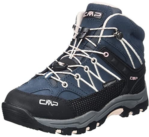 CMP Kinder Rigel Mid Trekking Shoe Wp, Asphalt-Rose, 39