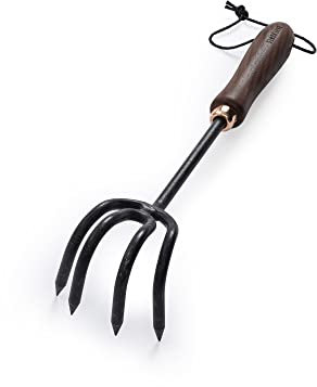Barebones Cultivateur – Outil de désherbage – Râteau de jardin et outil de désherbage pour travaux de cour – Outil de jardinage en acier inoxydable – Outils de jardinage de qualité pour ratisser le