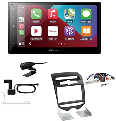 Pioneer SPH-DA160DAB 2-DIN Autoradio CarPlay Android Auto Bluetooth DAB USB passend für Hyundai IX20 ab 2010 schwarz matt