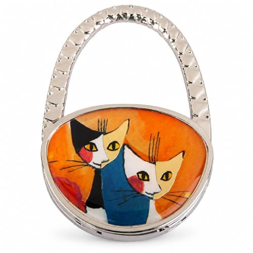 GIVBRO Faltbarer Handtaschen-Aufhänger für Paare, Katze, 1 Stück