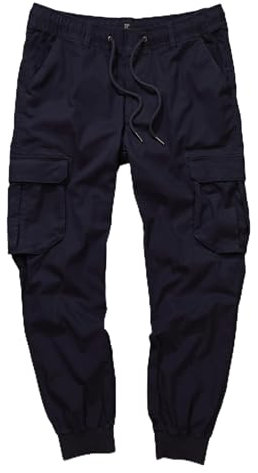 JP 1880 Herren große Größen Übergrößen Menswear L-8XL JP1880 Cargohose FLEXNAMIC®, viele Taschen, Modern Fit, bis 9 XL Nachtblau 4XL 782635130-4XL