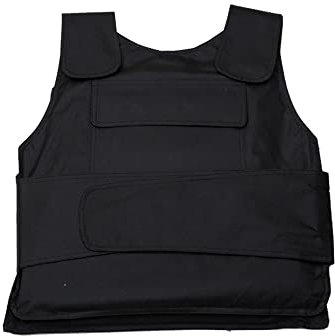 Profession Gilets tactiques,gilet anti couteau,Haute Armure d'acier de manganèse Gilet de protection réglable unisexe (Boîtier (sans tôle d'acier))