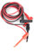 1 Paar Multimeter-Messkabel Bananenstecker Zum Testen der Hakenklemme Sondenkabelmessung für Multimeter-Bananenstecker Durchmesser 4 Mm Prüfhakengröße 60 Mm Länge 1 M