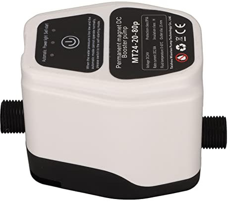 Bomba de Refuerzo, Bomba de Refuerzo de Presión de Agua, Arranque de Flujo Pequeño para Ducha (Enchufe de la UE)