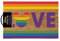 Pyramid International Zerbino Disney (Design Topolino Pride) 40 cm x 60 cm, Tappetino di Benvenuto, zerbino per Porta d'ingresso, zerbino in Fibra di Cocco, Prodotto Ufficiale Disney