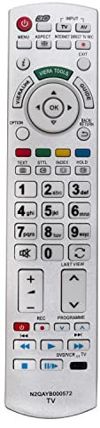 N2QAYB000572 VINABTY Sostituzione Telecomando Adatta per Panasonic Plasma TV TX-P46GT30B TX-P50GT30B TX-P42ST30E TX-P46ST30E TX-P50ST30E TX-P42UT30B TX-P50UT30B TX-P42GT30E TX-P46GT30E TX-P50GT30E