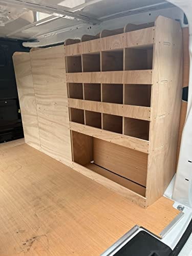 Fully Assembled Van Shelving Racking to fit Vauxhall Vivaro L1 SWB Plywood System Case Storage Unit UK