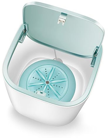 Portable Washing Machine, Foldable Mini Small Clothes Washer for Underwear, Baby Clothes, Towels, Socks, USB Desktop Laundry Washer for Apartment Camping Dormitories Travel 3.8L
