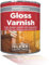 Varnish for Wood 300ML - Wood Metal Concrete Interior Exterior Wood Varnish (Clear Gloss Varnish)