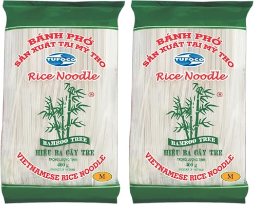 BAMBOO TREE - Nouilles de riz 3 Mm. - (1 X 400 GR) (Lot de 2)