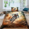 AAHARYA Mountainbike Bettwäsche Bettbezug-Set Mikrofaser,Extremsportarten Bettbezug Reißverschluss Und Kissenbezug Für Schlafzimmer, Weiche Bequemer Single（135x200cm）