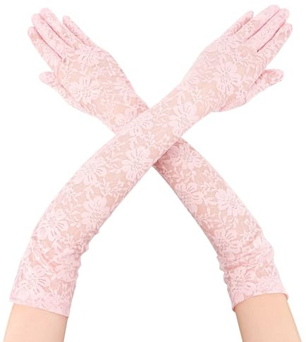 Guantes Largos De Encaje,Guantes Largos De Encaje Para Mujer,Guantes Sin Dedos De Encaje Para Mujer,Guantes De Novia Largo,Guantes Largos Mujer,Guantes Sin Dedos Mujer,Guantes Largos Negros Mujer