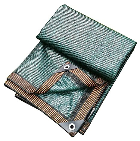 Sonnensegel Schattiernetz, 90% UV-beständig Schatten Netz mit Ösen, Terrasse, Balkon, Außen Markisen, 1x5m 2x4m 4x6m 6x8m 8x12m Zaun Beschattungsnetz (Größe : 4mx11m(13.1ftx36ft))
