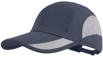 HeyCaps Laufmützen für Herren – Sportmütze für Herren, atmungsaktiv, leicht, verstellbar, Einheitsgröße