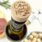 HDLOVE Lot de 10 Bouchons De Vin en Bois Personnalisés, Bouchon De Bouteille De Vin Personnalisé, Bouchon De Vin en Liège pour Mariage, Fête Prénatale, Fête, Cadeau