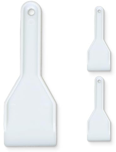 AFCJLTO Set di 3 Raschietti per Ghiaccio e Pulizia del Congelatore e Frigorifero: accessori per frigorifero, raschietto per sbrinamento in plastica dura, Plastica Resistente per Raschiatura Perfetta