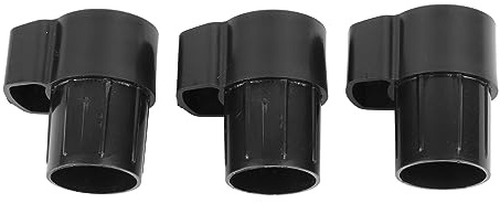 Embout de Saxophone Alto, Plastique ABS de Taille Compacte, Installation Facile, Haute compatibilité, Bouchons de clé de Saxophone Plats B, 3 Pièces, Légers pour la Protection du