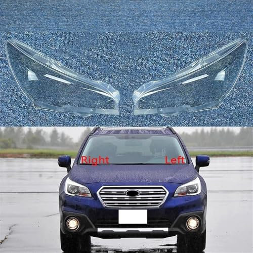 YJTYC Scheinwerfer Streuscheibe für Subaru Outback 2015 2016 201, Austausch der klaren Scheinwerferabdeckung und des Lampenschirms der Scheinwerferlinse,1 Pair